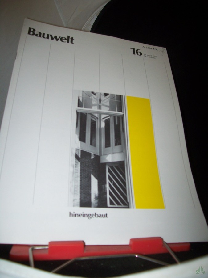 Artikelbild 1 des Artikels “16/1983 hineingebaut “