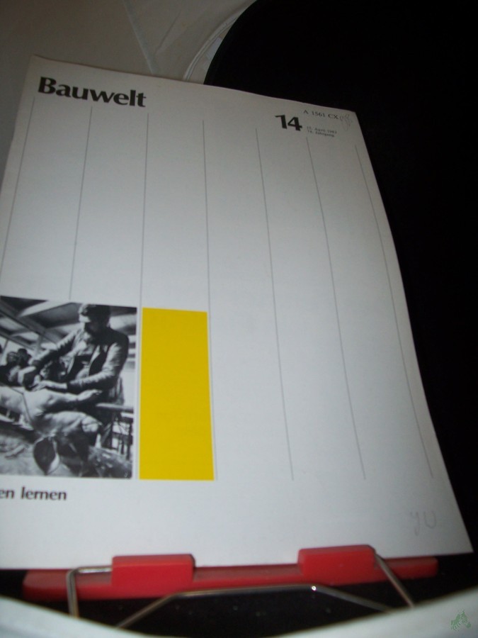 Artikelbild 1 des Artikels “14/1983 Bauen lernen “