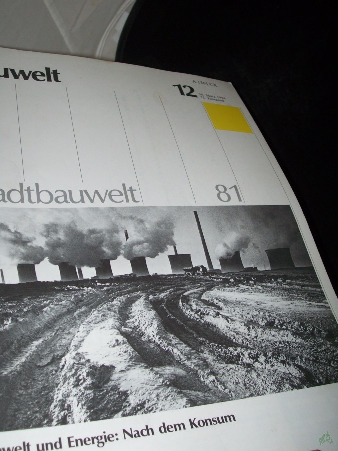 Artikelbild 1 des Artikels “12/1984 Umwelt und Energie nach dem Konsum “