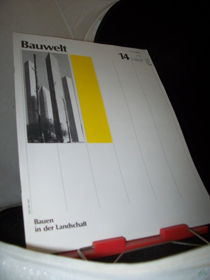 Artikelbild 1 des Artikels “14/1985 Bauen in der Landschaft “