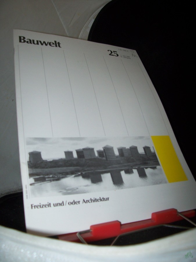 Artikelbild 1 des Artikels “25/1985 Freizeit und oder Architektur “