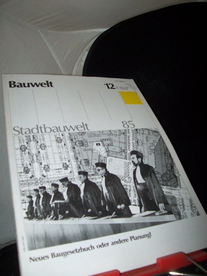 Artikelbild 1 des Artikels “12/1985 Neues Baugesetzbuch oder andere Planung? “