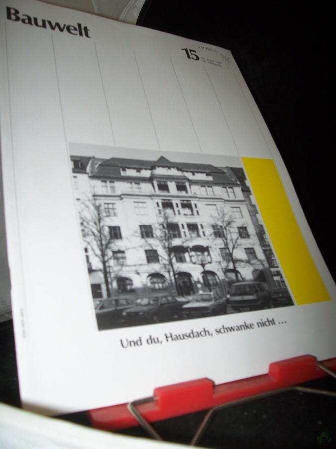 Artikelbild 1 des Artikels “15/1987 und du Hausdach schwanke nicht “