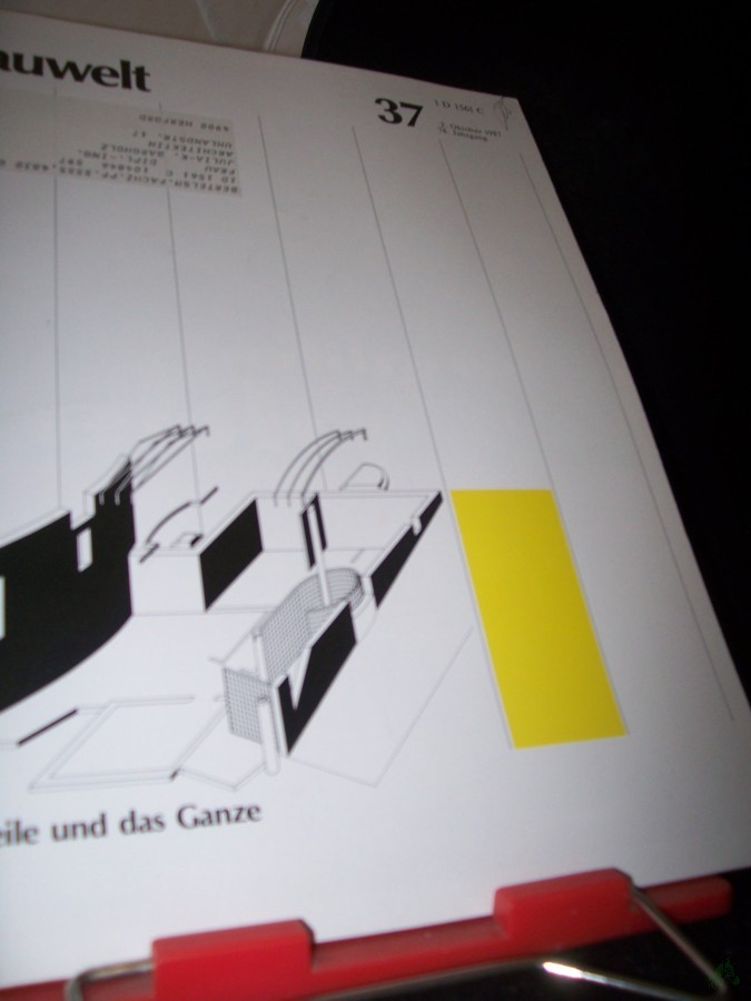 Artikelbild 1 des Artikels “37/1987 Die Teile und das Ganze “