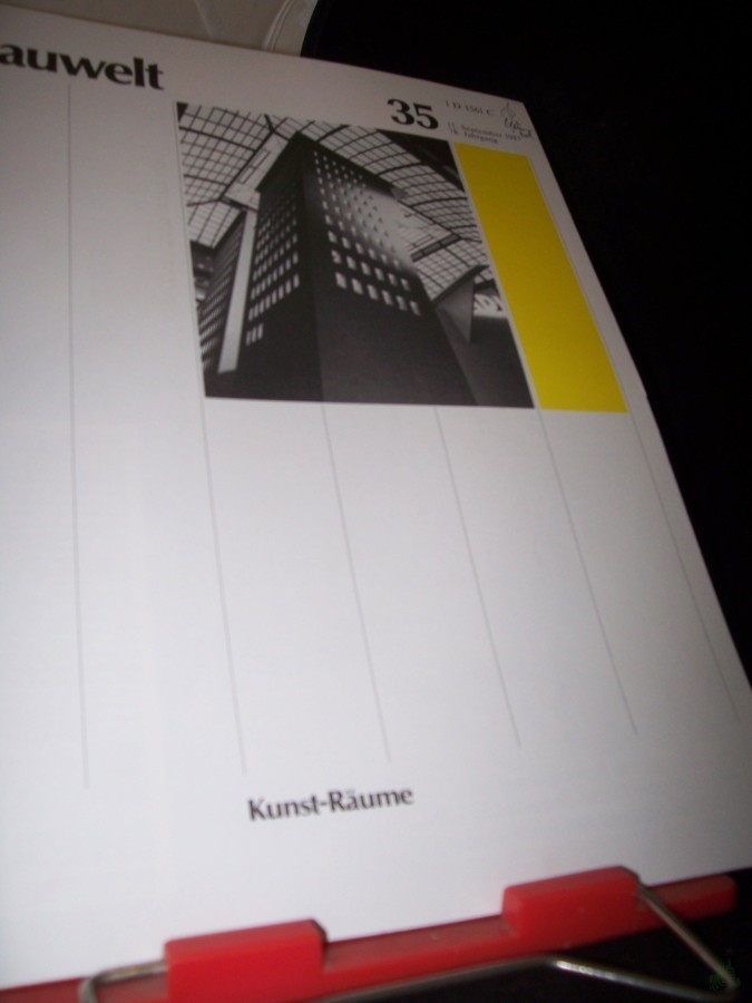 Artikelbild 1 des Artikels “35/1987 Kunst Räume “