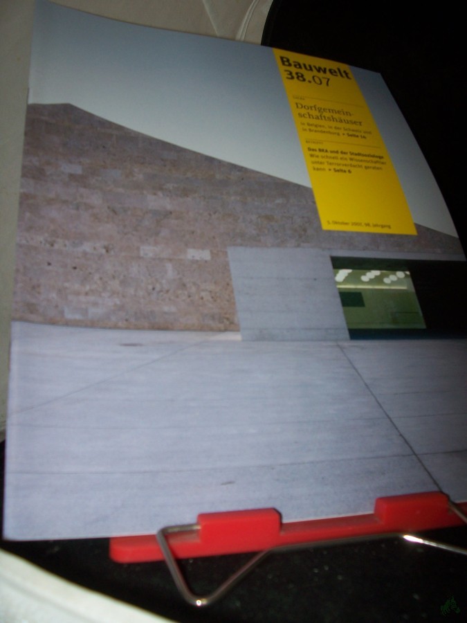 Artikelbild 1 des Artikels “38/2007 Dorfgemeinschaftshäuser “