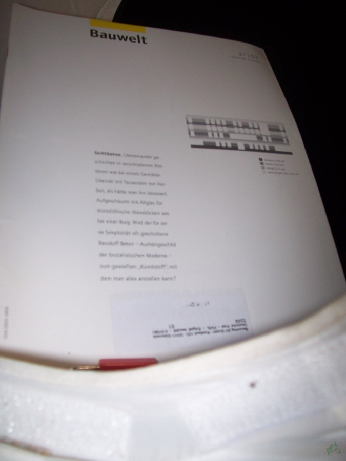 Artikelbild 1 des Artikels “37/2003 Sichtbeton “