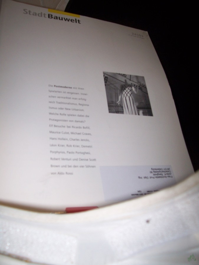 Artikelbild 1 des Artikels “24/2003 Postmoderne “