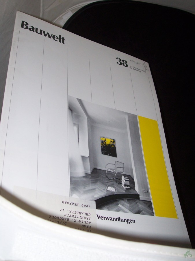 Artikelbild 1 des Artikels “38/1989 verwandlungen “