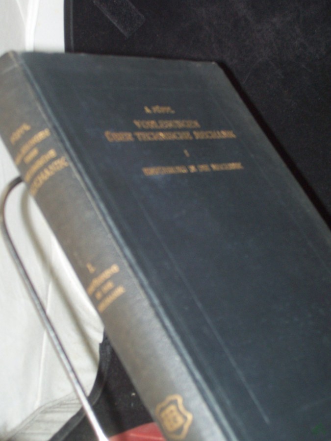 Product image 1 of the product “Einführung in die Mechanik / Aug. Föppl. Erster Band: Einführung in die Mechanik ”