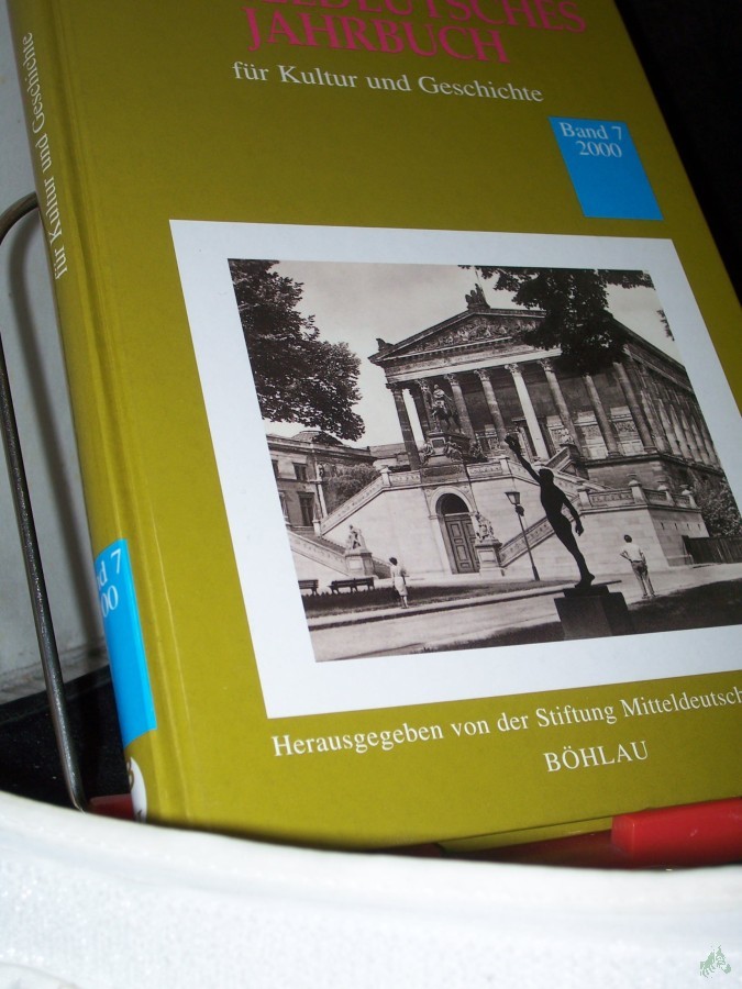 Product image 1 of the product “Band 7/2000, Mitteldeutsches Jahrbuch für Kultur und Geschichte. Herausgegeben für die Stiftung Mitteldeutscher Kulturrat von Christof Römer ”
