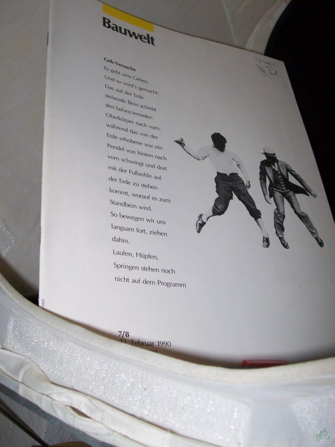 Artikelbild 1 des Artikels “7/8 1990 Geh Versuche “