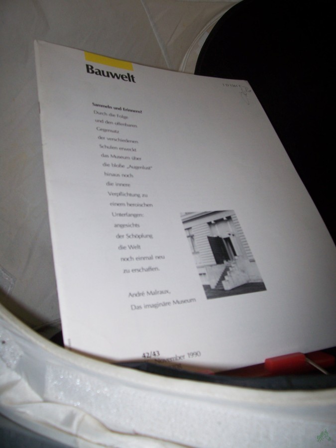 Artikelbild 1 des Artikels “42/43 1990 Sammeln und Erinnern “