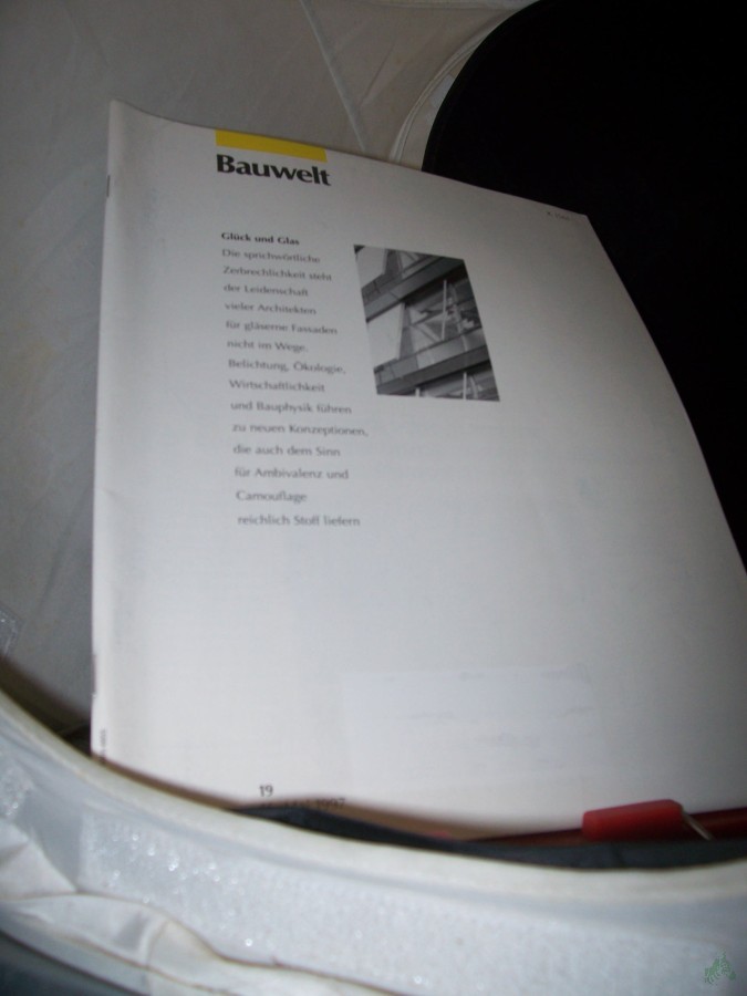 Artikelbild 1 des Artikels “19/1997 Glück und Glas “