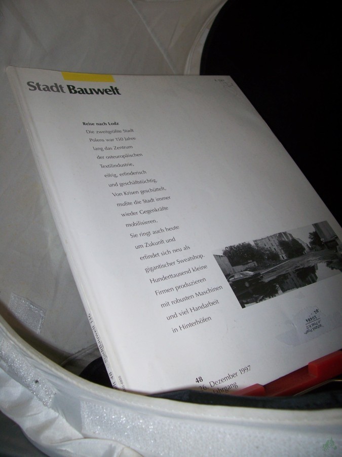 Artikelbild 1 des Artikels “48/1997 reise nach Lodz “