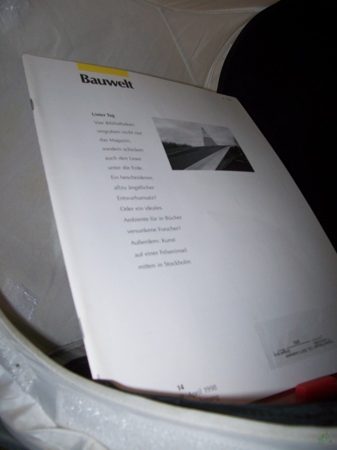 Artikelbild 1 des Artikels “14/1998 Unter Tag “