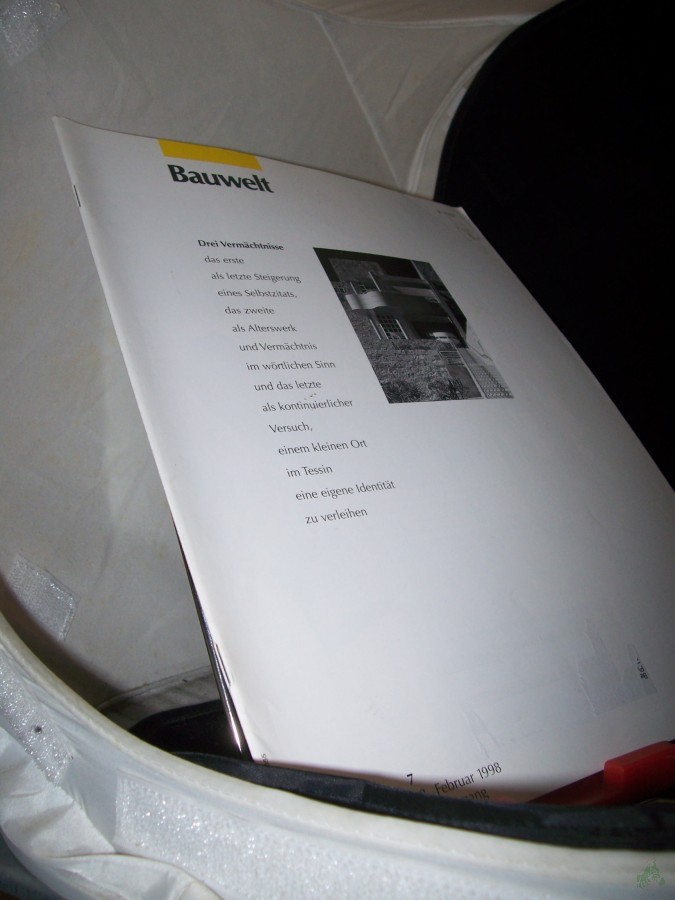 Artikelbild 1 des Artikels “7/1998 Drei Vermächtnisse “