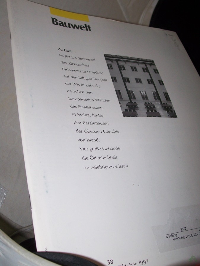 Product image 1 of the product “38/1997 zu Gast ”