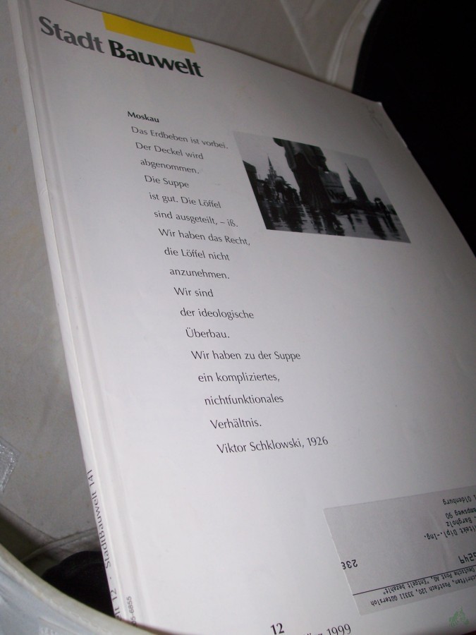 Artikelbild 1 des Artikels “12/1999 Moskau “