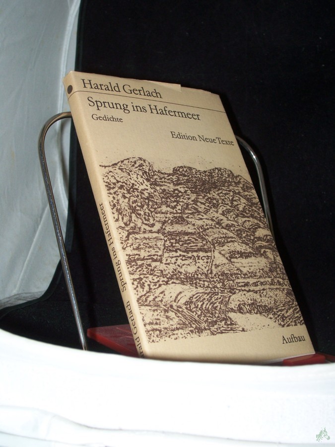 Artikelbild 1 des Artikels “Sprung ins Hafenmeer : Gedichte / Harald Gerlach. [Mit e. Nachbemerkung von Wulf Kirsten] “