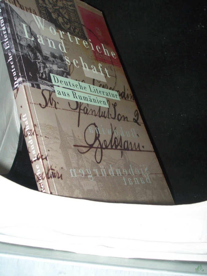 Artikelbild 1 des Artikels “Wortreiche Landschaft : deutsche Literatur aus Rumänien - Siebenbürgen, Banat, Bukowina ; ein Überblick vom 12. Jahrhundert bis zur Gegenwart ; Sonderheft Rumänien / [im Auftr. des Fördervereins BlickPunktBuch e.V., Leipzig hrsg. von Renate “