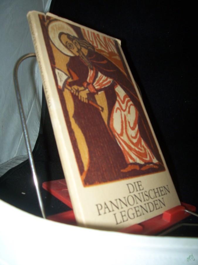 Product image 1 of the product “Die pannonischen Legenden : das Leben d. Slawenapostel Kyrill u. Method / [aus d. Altslaw. übertr. u. hrsg. von Norbert Randow. Mit 12 Farbholzschnitten von Maria Hiszapa?ska-Neumann] ”