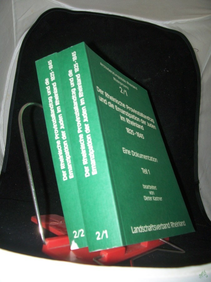 Product image 1 of the product “Der Rheinische Provinziallandtag und die Emanzipation der Juden im Rheinland : 1825 - 1845 ; eine Dokumentation / [hrsg. von d. Archivberatungsstelle Rheinland Pulheim-Brauweiler]. Bearb. von Dieter Kastner ”
