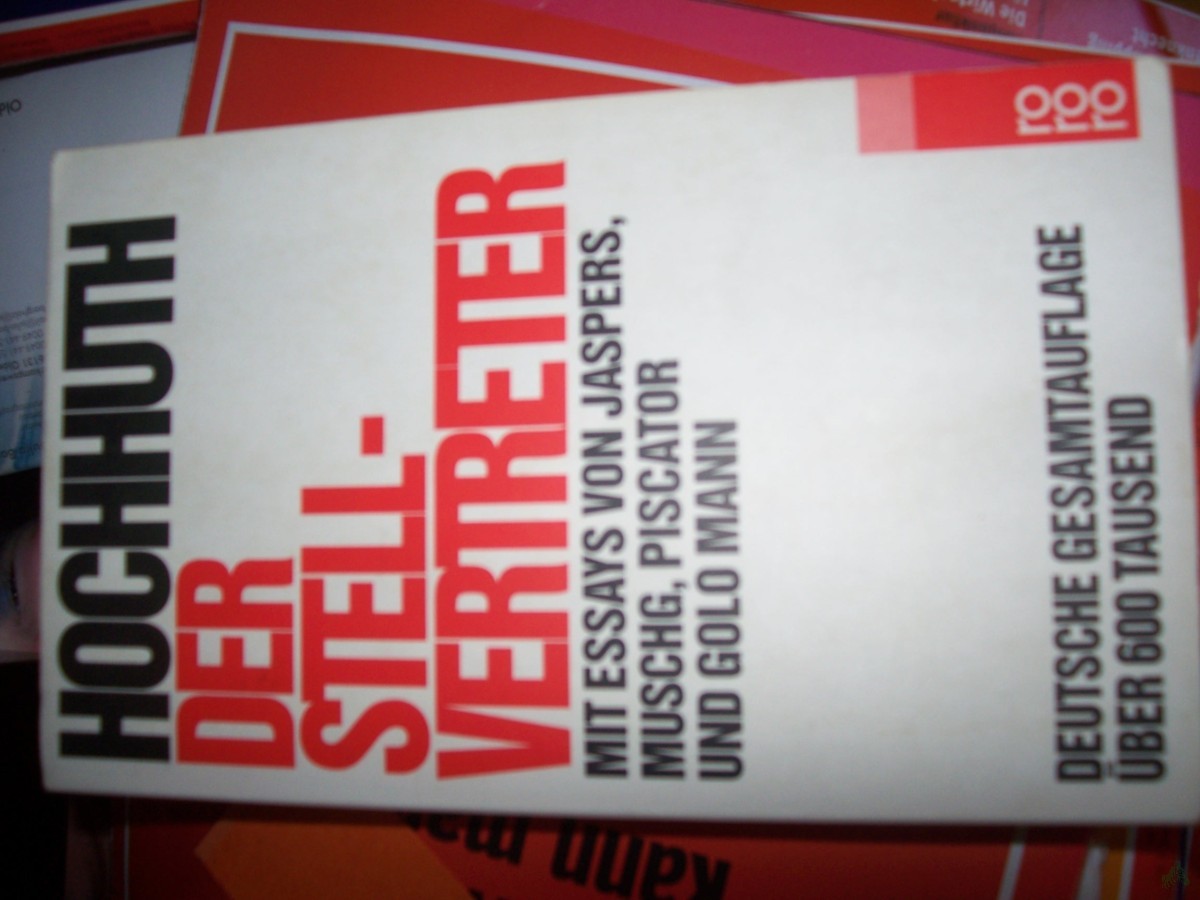 Product image 1 of the product “Der Stellvertreter : ein christliches Trauerspiel / Rolf Hochhuth. Mit einem Vorw. von Erwin Piscator und Essays von Karl Jaspers... ”