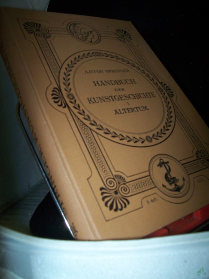 Product image 1 of the product “Handbuch der Kunstgeschichte, Band I: Das Altertum, Mit 783 Abb. im Text und 9 Farbdrucktafeln ”