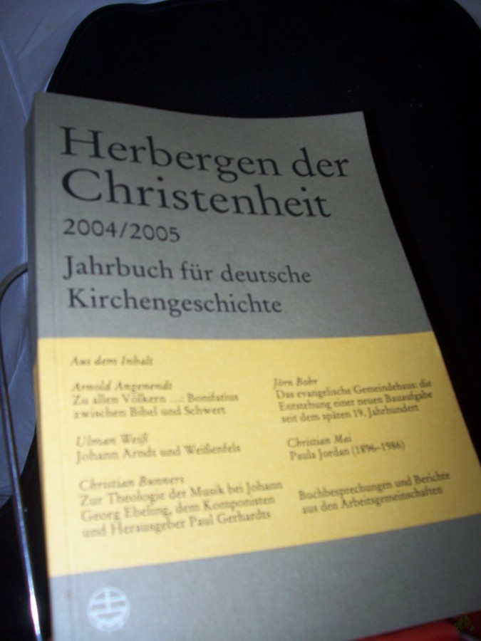 Artikelbild 1 des Artikels “Herbergen der Christenheit Teil: Bd. 28/29. 2004/2005 “
