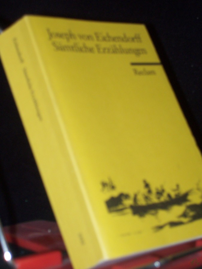 Artikelbild 1 des Artikels “Sämtliche Erzählungen / Joseph von Eichendorff. Hrsg. von Hartwig Schultz “