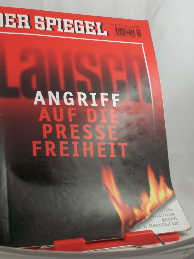 Artikelbild 1 des Artikels “6/1998, Lauschangriff auf die Pressefreiheit “