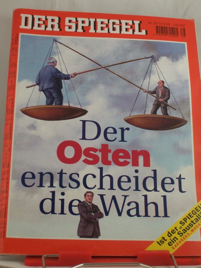 Product image 1 of the product “38/1998, Der Osten entscheidet die Wahl ”