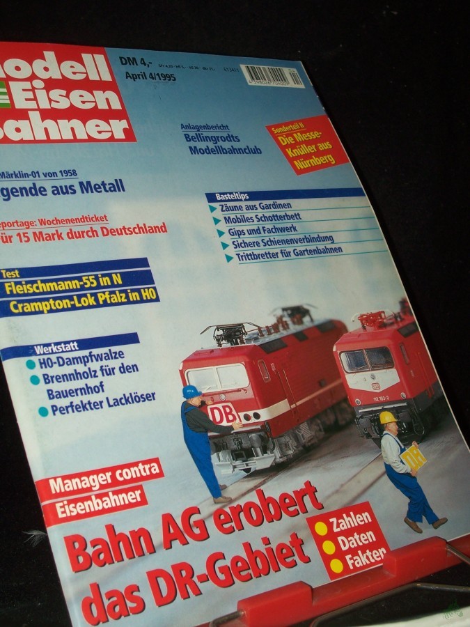 Artikelbild 1 des Artikels “4/1995 Bahn AG erobert das DR Gebiet “