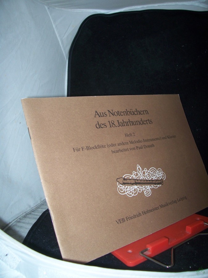 Product image 1 of the product “Aus Notenbüchern des 18. Jahrhunderts. Heft 2 - für F-Blockflöte (oder andere Melodie-Instrumente) und Klavier ”