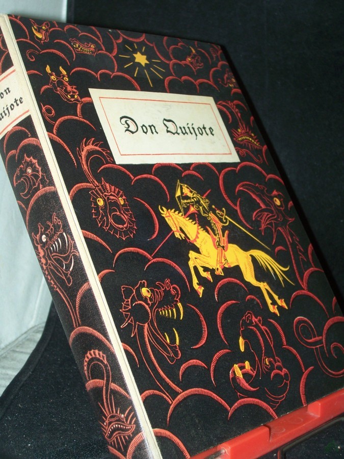 Artikelbild 1 des Artikels “Don Quijote von der Mancha. Für die Jugend bearbeitet von Albert Geyer. Mit 8 farbigen und vielen schwarzen Bildern nach Zeichnungen von Georg Scholz “