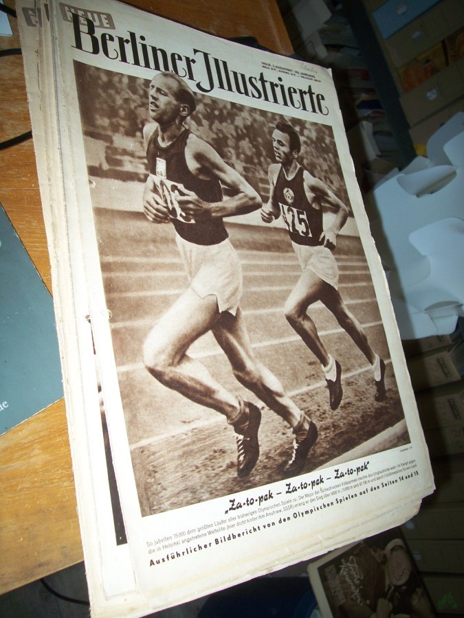 Artikelbild 1 des Artikels “32/1952 Zapotek, Bericht über den Läufer und seinen Erfolg in Helsinki “