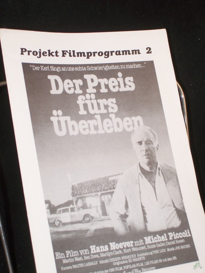 Artikelbild 1 des Artikels “Nr. 2, Juni 1985, Der Preis fürs Überleben “