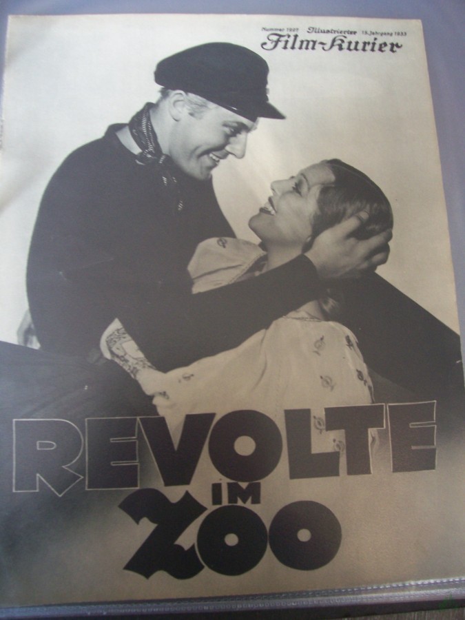 Artikelbild 1 des Artikels “Nummer 1997, 1933, Revolte im Zoo “