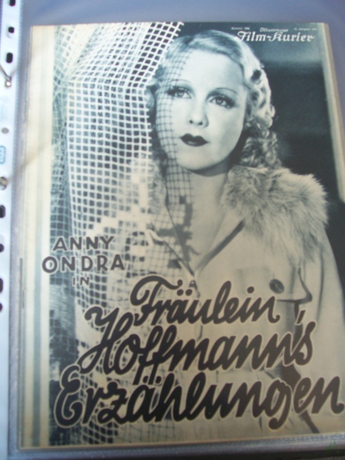 Artikelbild 1 des Artikels “Nummer 1996, 1933, Fräulein Hoffmanns Erzählungen, mit Anny Ondra “