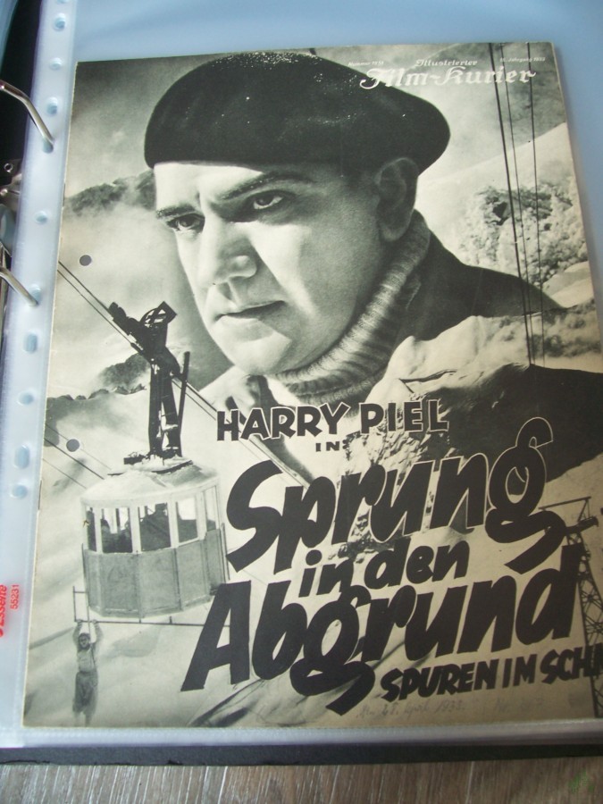 Artikelbild 1 des Artikels “Nummer 1951, 1933, Sprung in den Abgrund. Spuren im Schnee. mit Harry Piel “