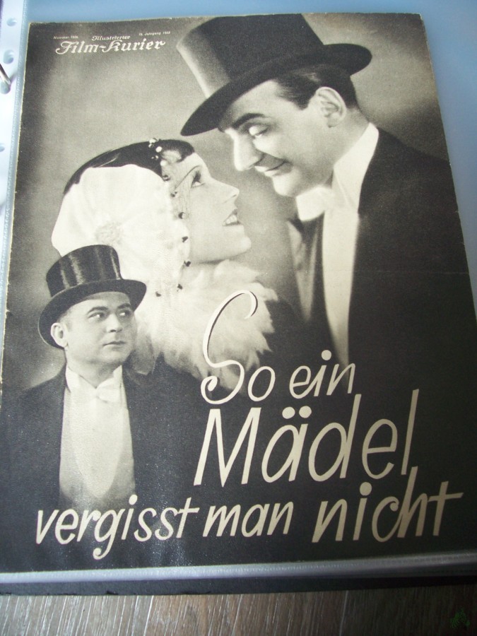 Artikelbild 1 des Artikels “Nummer 1914, 1933, So ein Mädel vergisst man nicht “