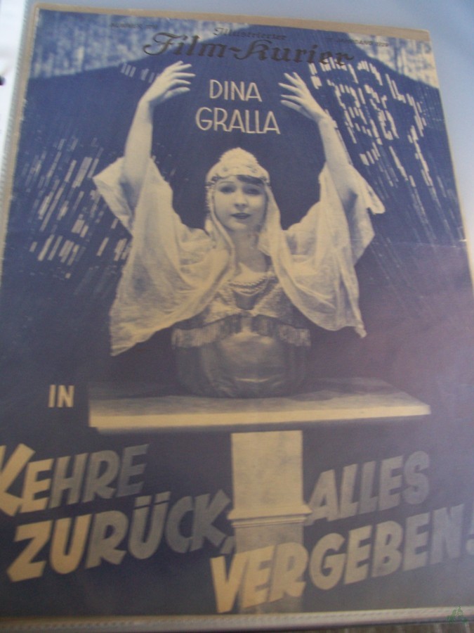 Artikelbild 1 des Artikels “Nummer 1216, 1929, Kehre zurück, alles vergeben! mit Dina Gralla “