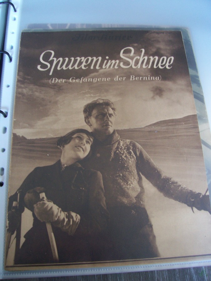 Product image 1 of the product “Nummer 1168, 1929, Spuren im Schnee ( Der Gefangene der Bernina) ”