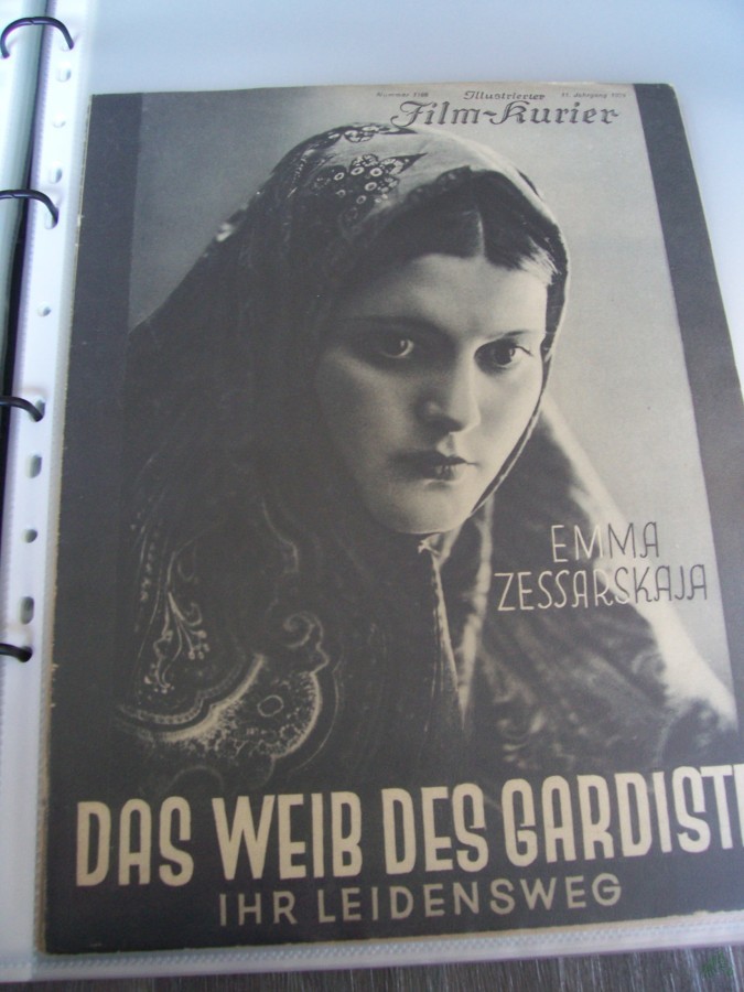 Artikelbild 1 des Artikels “Nummer 1166, 1929, Das Weib des Gardisten, ihr Leidensweg.( M. Nikitin ) Emma Zessarskaja, “