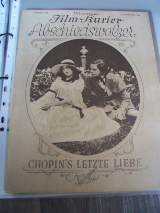 Artikelbild 1 des Artikels “Nummer 1127, 1929, Abschiedswalzer, Chopins letzte Liebe “
