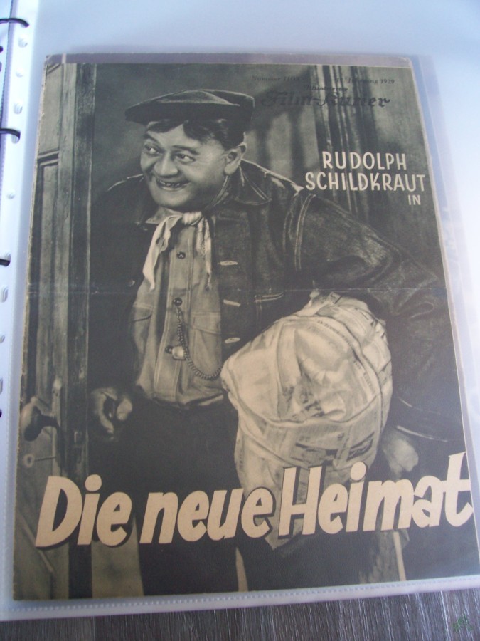 Artikelbild 1 des Artikels “Nummer 1103, 1929, Die neue Heimat mit Rudolph Schildkraut “