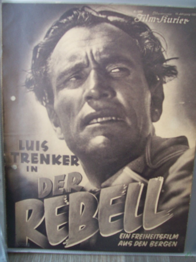Artikelbild 1 des Artikels “Nummer 1890, 1932, Der Rebell. Ein Freiheitsfilm aus den Bergen. Mit Luis Trenker “