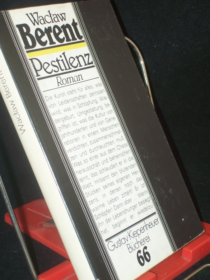 Product image 1 of the product “Pestilenz : Roman / Waclaw Berent. [Aus d. Poln. von Julius Tenner] ”
