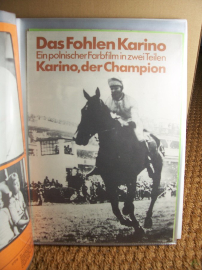 Artikelbild 1 des Artikels “18/78 Das Fohlen Karino. Ein polnischer Farbfilm in zwei Teilen. Karino , der Champion “